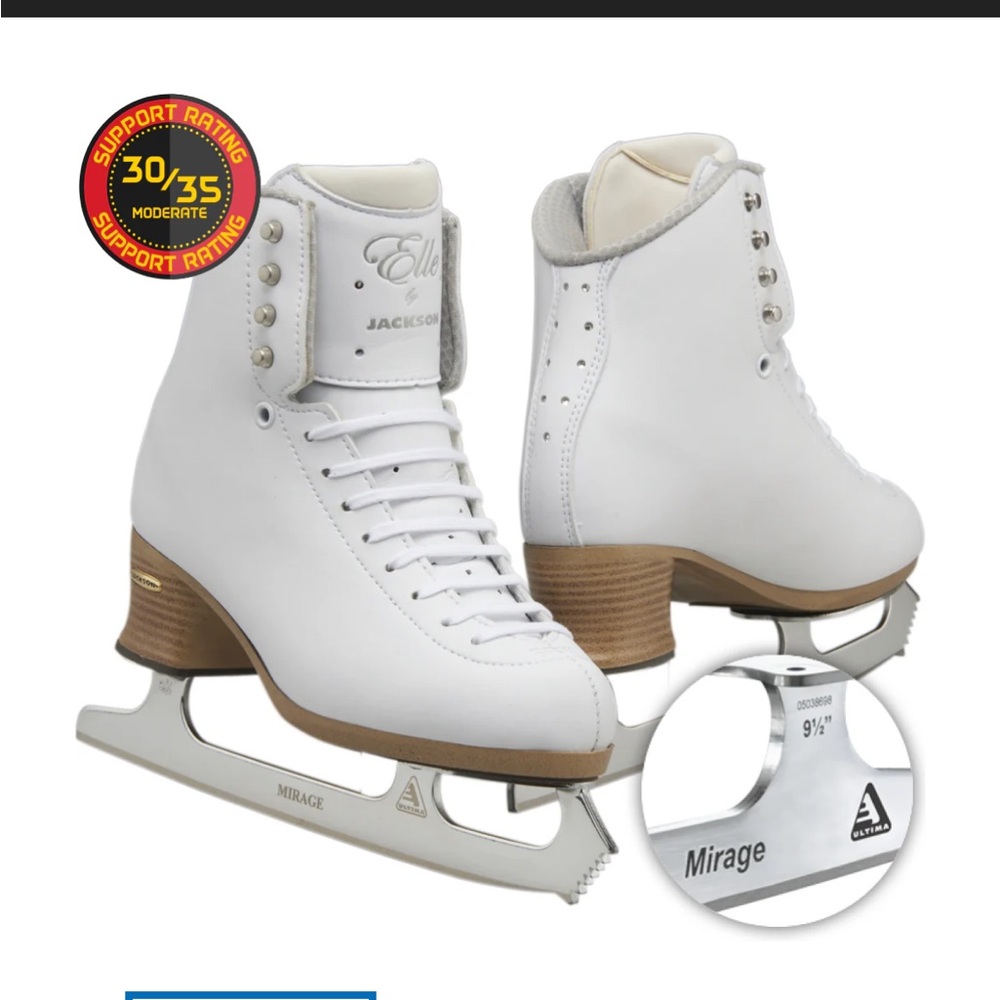 JACKSON ELLE White Figure Skates